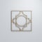 Ekena Millwork Small Gypsum Decorative Fretwork Wood Wall Panels, Hickory, 11 3/8"W x 11 3/8"H x 3/8"T WALW12X12X0375GYPHI - alternate 3